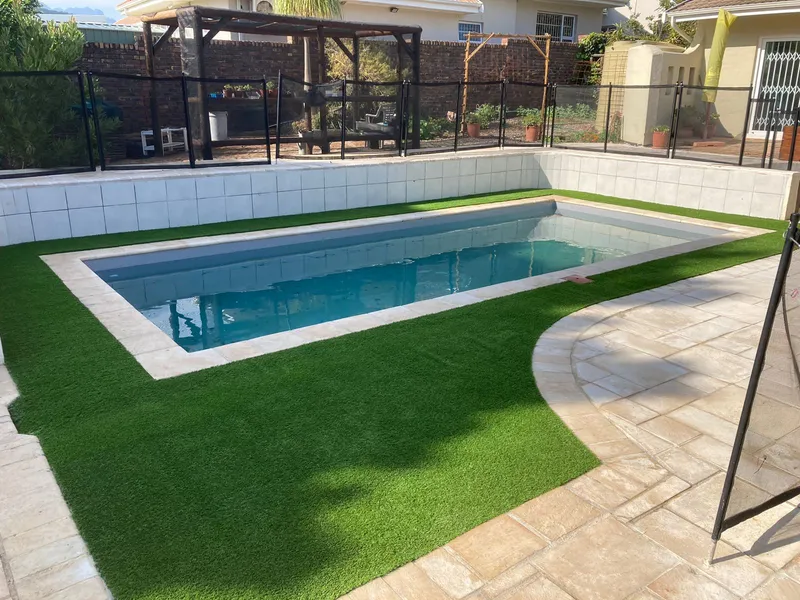 A concrete pool, built from the ground up
